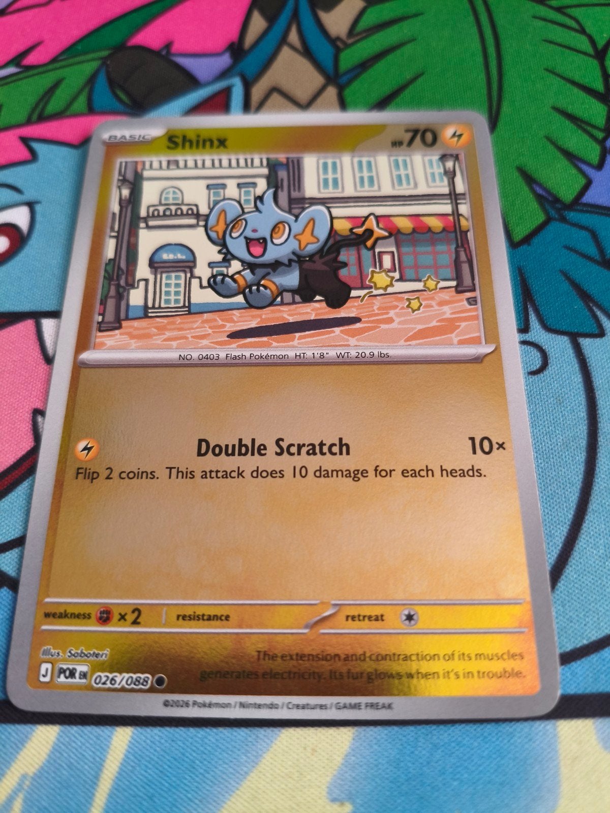 Shinx - 026/088 - Reverse Holofoil Perfect Order, Verzenden, Zo goed als nieuw, Losse kaart, Foil