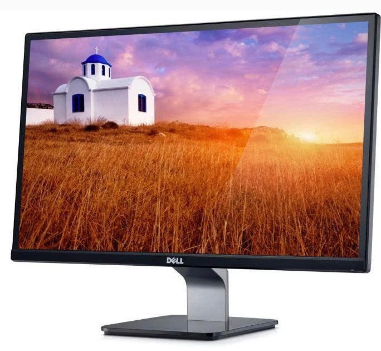Dell 23 inch monitor + Logitech toetsenbord en muis, Ophalen, Draaibaar, Gebruikt, IPS