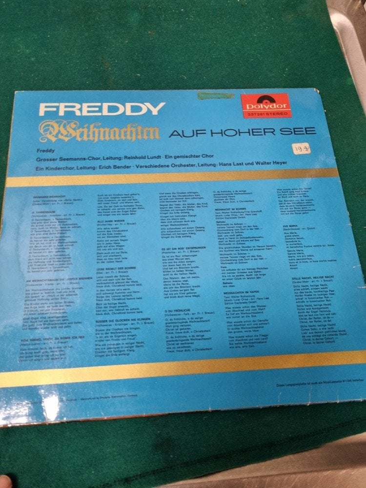 lp freddy auf hoher see, Ophalen of Verzenden