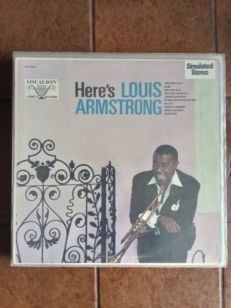Louis Armstrong, 1960 tot 1980, Ophalen of Verzenden, Zo goed als nieuw, 12 inch