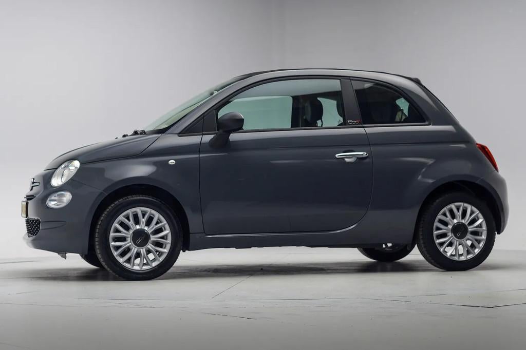Fiat 500 Cabrio 1.2 Young [ airco Navi Led verlichting lm ve, 4 cilinders, Cabriolet, 4 stoelen, Origineel Nederlands