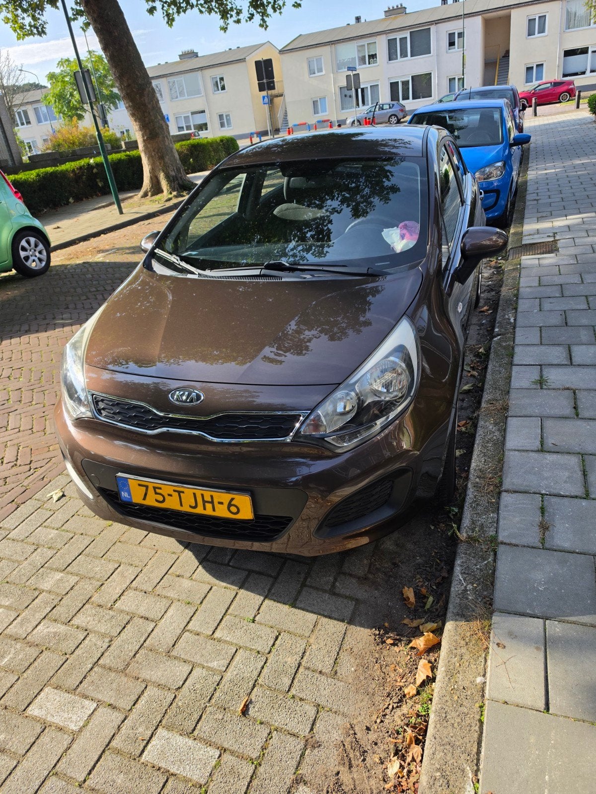 Kia Rio 1.2 I 5DRS 2012 Bruin, Auto's, 450 kg, 40 €/maand, 4 cilinders, Bruin