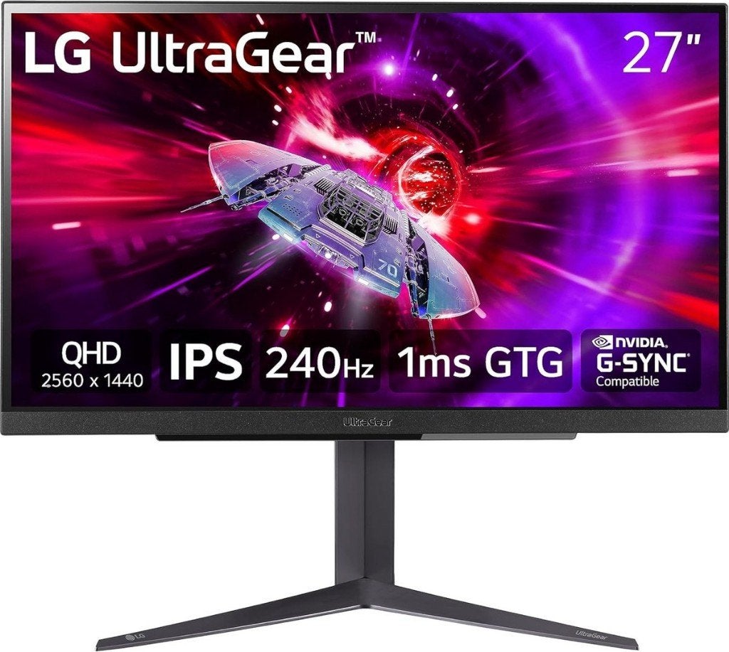 LG UltraGear 27GR83Q-B (nieuw), Computers en Software, Monitoren, IPS, In hoogte verstelbaar, Nieuw, Minder dan 1 ms