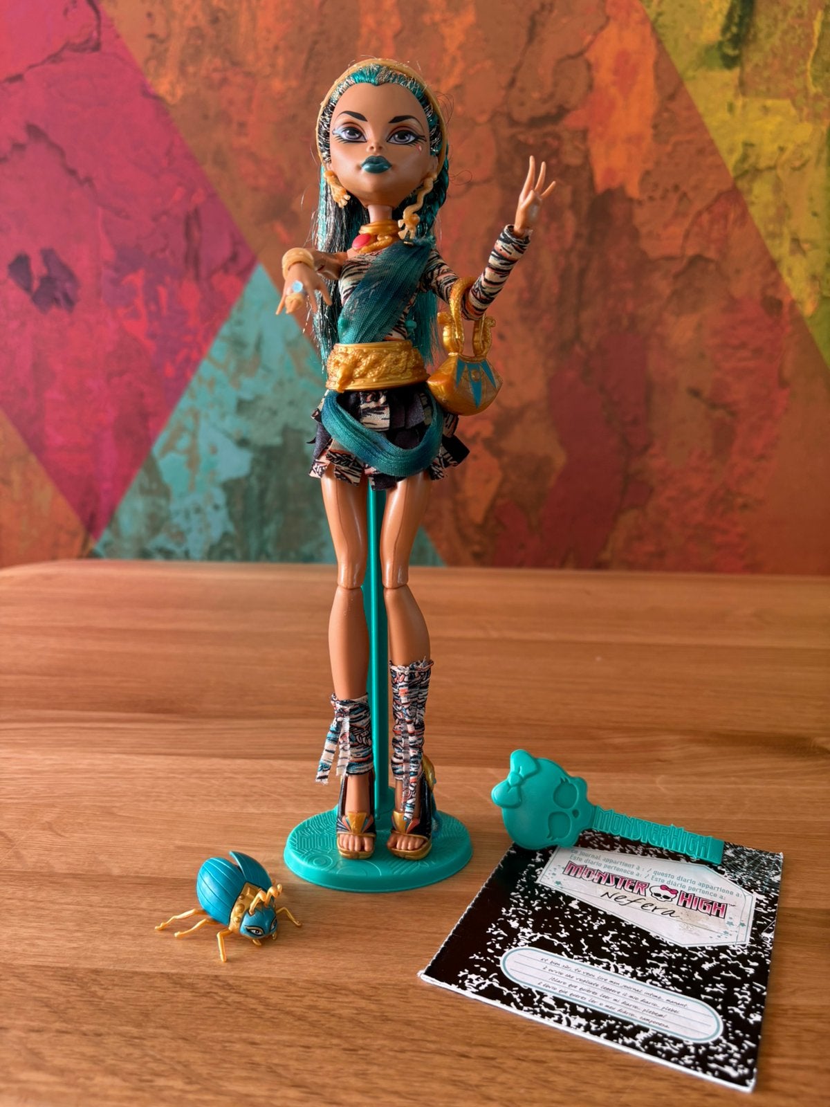 Monster High Signature Nefera de Nile G1 compleet, Ophalen of Verzenden, Zo goed als nieuw
