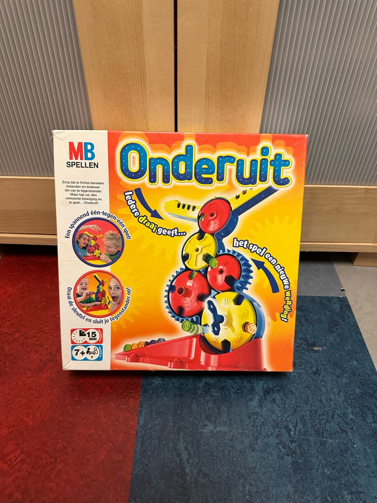 Onderuit Spel van MB Spellen - Leuk voor het hele gezin!, Een of twee spelers, Ophalen of Verzenden, Zo goed als nieuw