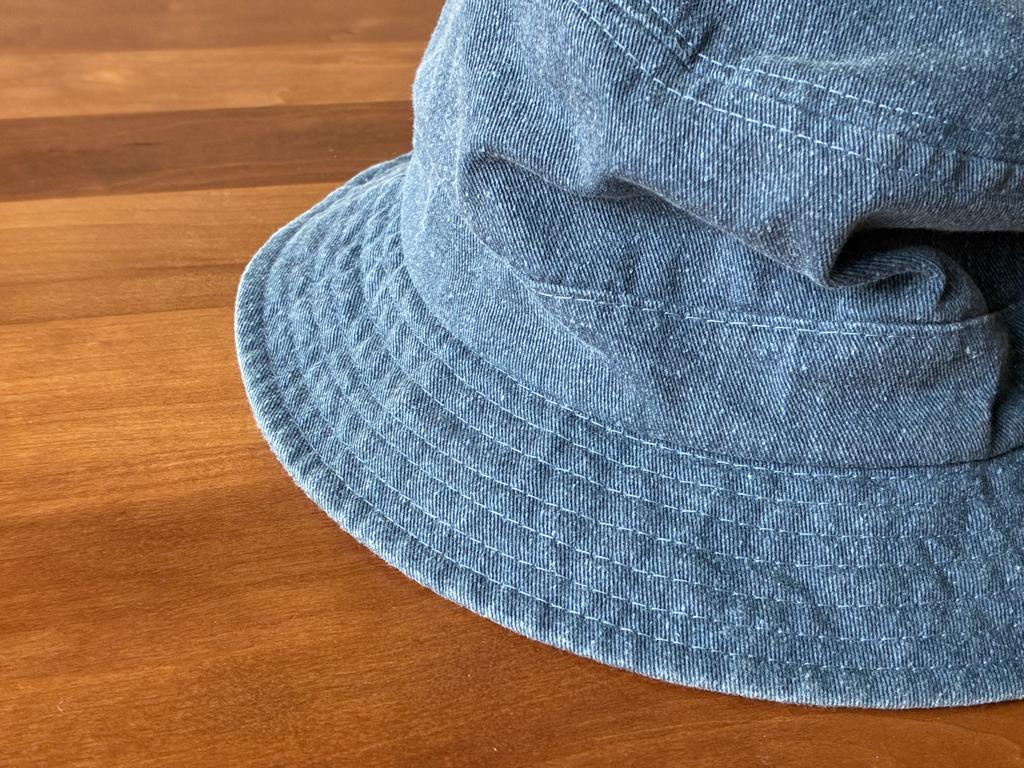 English Hatter bucket hat vissershoed M blauw grijs, Ophalen of Verzenden, Zo goed als nieuw, 56 of 57 cm (M, 7 of 7⅛ inch), Pet