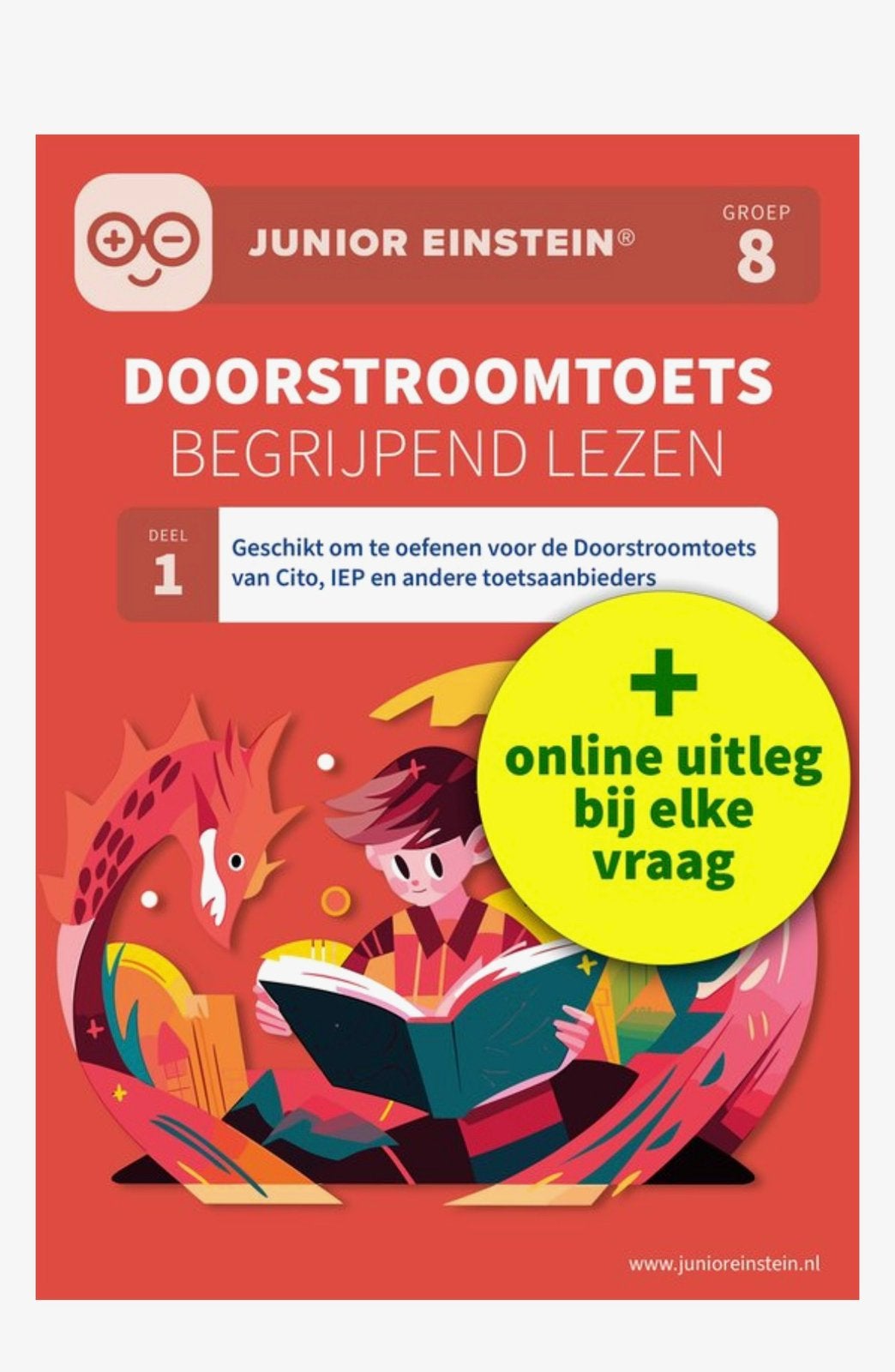 Junior Einstein Doorstroomtoets, Ophalen, Zo goed als nieuw, Overige niveaus, Nederlands