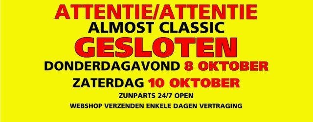 ZUNDAPP ALMOSTCLASSIC  GESLOTEN ZATERDAG 10 OKTOBER, Fietsen en Brommers, Ophalen of Verzenden, Nieuw, Koplamp