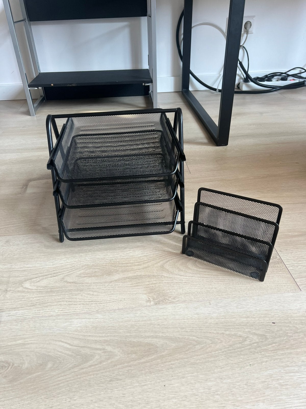Bureau accessoires zwart, Ophalen, Zo goed als nieuw