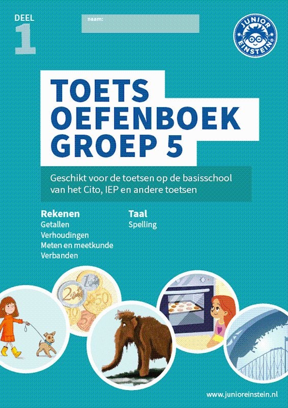 Cito & LVS oefen toetsboek (PDF) groep 5 Junior Einstein, Boeken, Ophalen of Verzenden, Zo goed als nieuw, Overige niveaus, Overige vakken