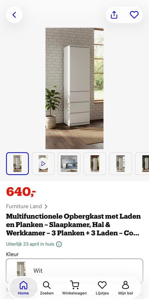 “Nieuw in doos” Multifunctionele opbergkast, Ophalen, Overige materialen, Minder dan 50 cm, Met klep(pen)
