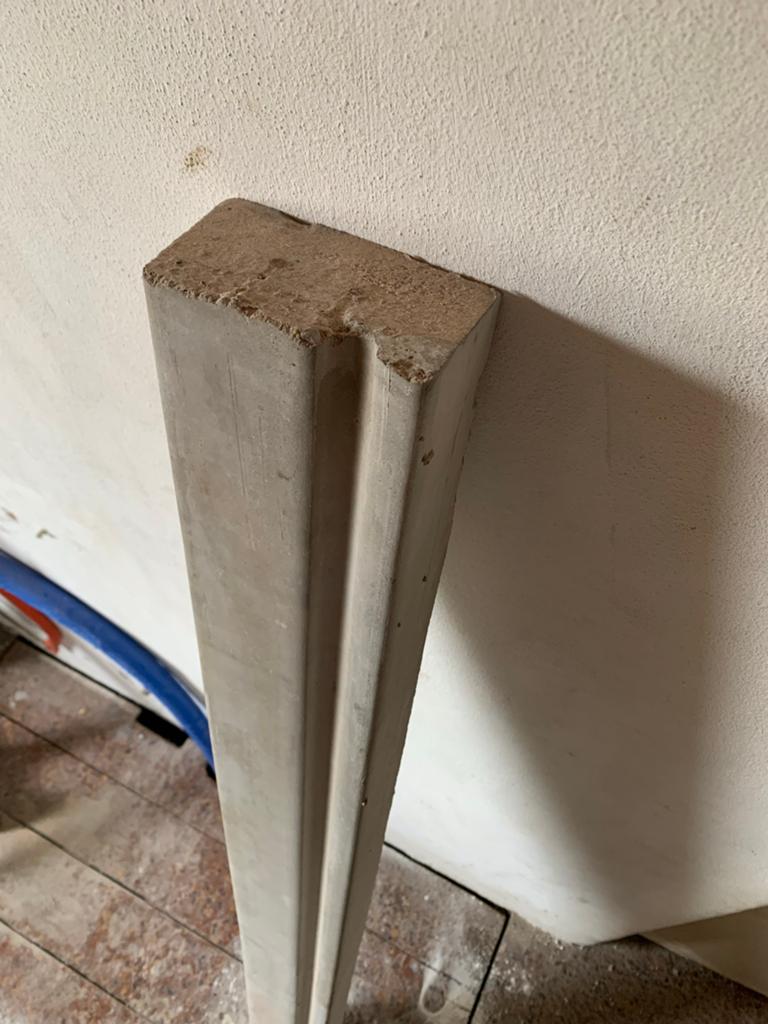 Nieuwe latei beton 120 x 6 x 10 cm Ommen/lutten, Doe-het-zelf en Verbouw, Metselstenen, Ophalen, Zo goed als nieuw
