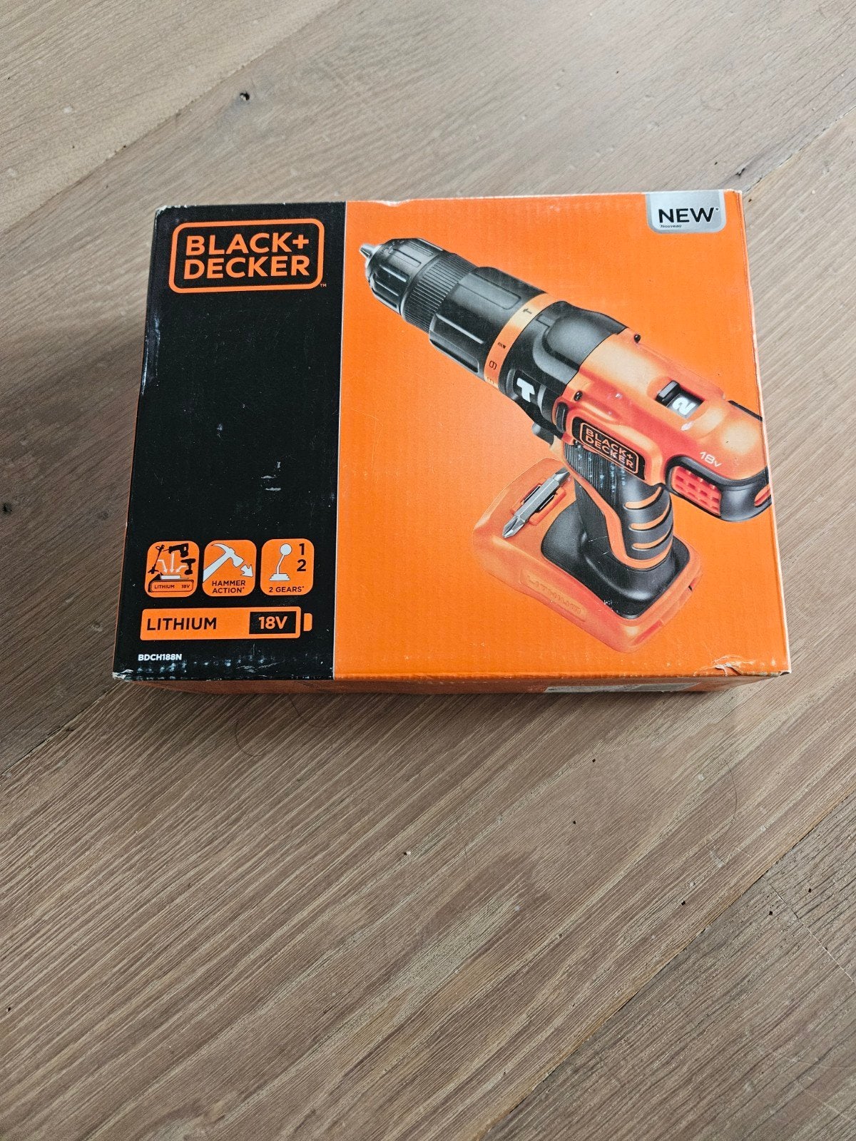 BLACK+DECKER 18V Boor- en Schroefmachine (Nieuw), Ophalen, 600 watt of meer, Nieuw, Boor- en Schroefmachine
