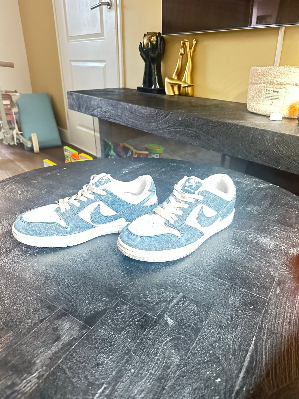 Nike SB Dunk Low 'Light Blue Denim' - Maat 42, Kleding | Dames, Schoenen, Gedragen, Sneakers of Gympen, Blauw, Ophalen of Verzenden