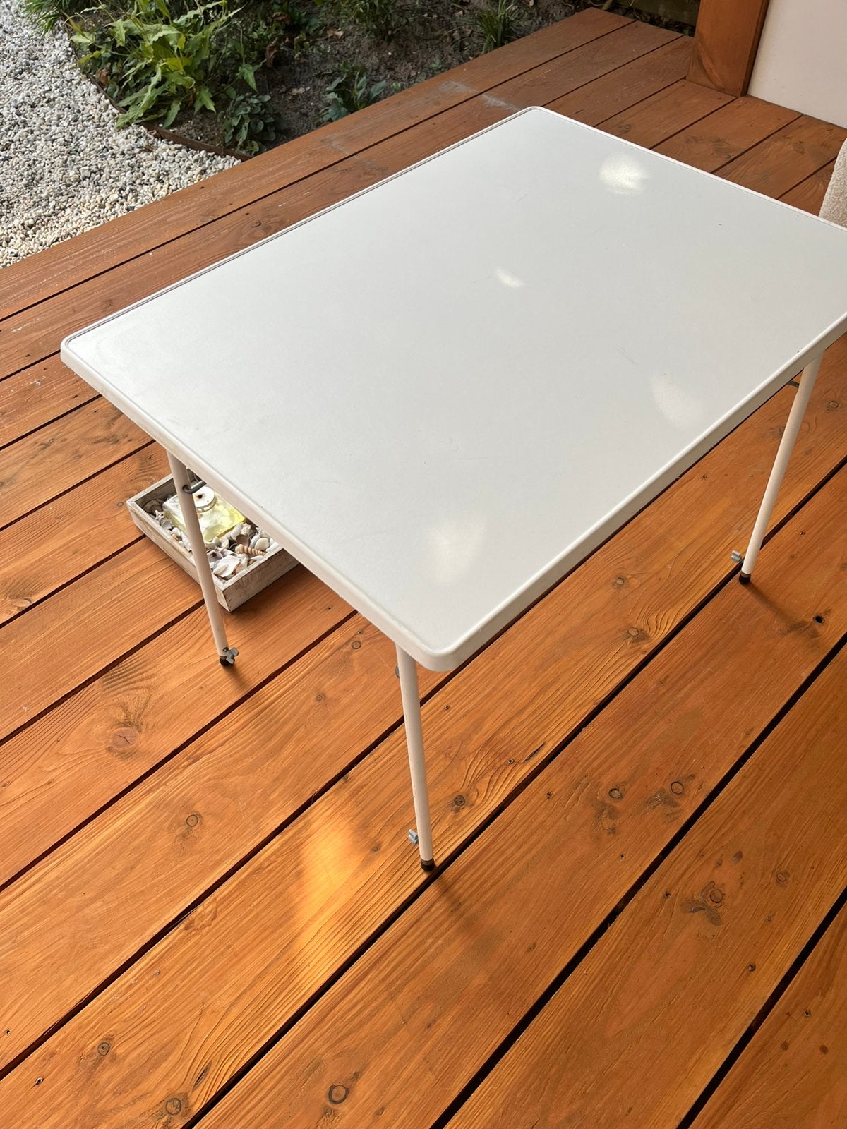 Campingtafel met 2 camping/standenstoelen, Ophalen, Gebruikt, Campingtafel