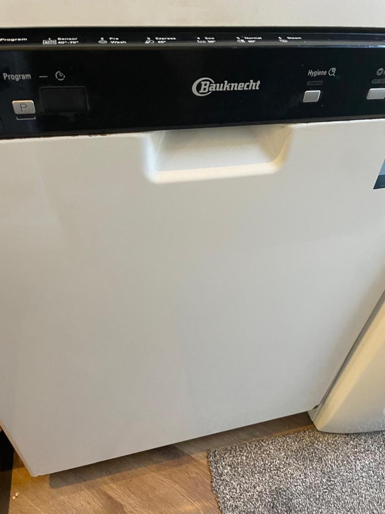 Bauknecht vaatwasser - defect voor onderdelen of reparatie, Ophalen, Minder dan 85 cm, 60 cm of meer, Eco programma