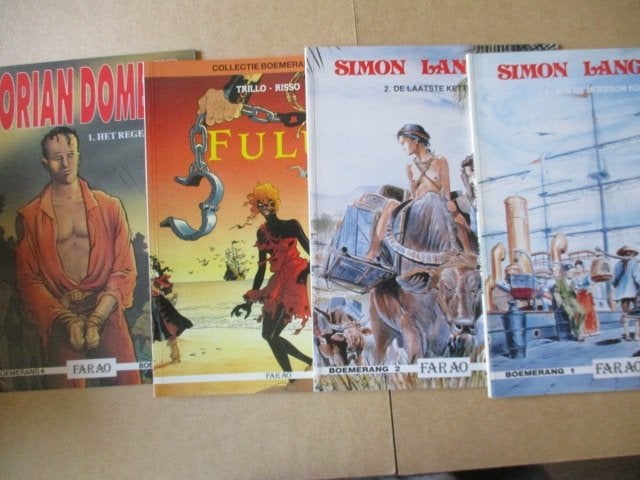 w0018 boemerang collectie 11x, Meerdere stripboeken, Ophalen, Gelezen
