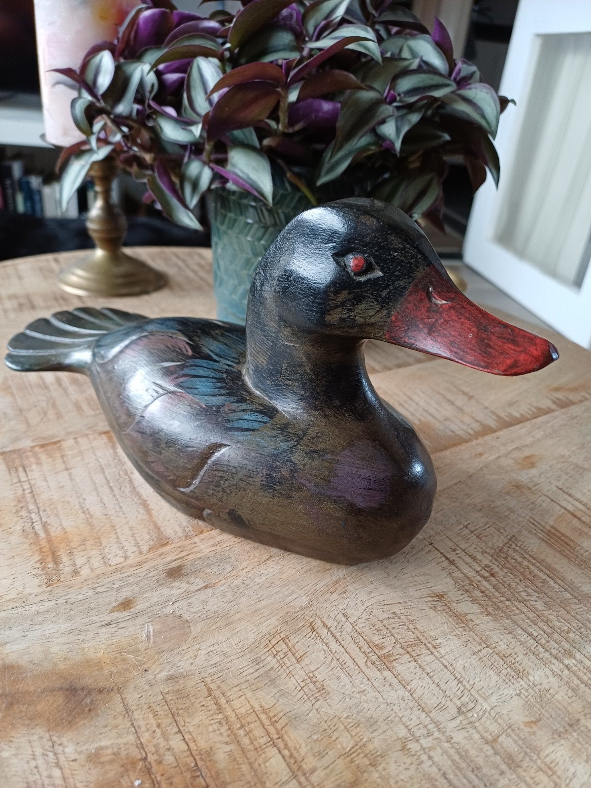 Houten eend, Antiek en Kunst, Ophalen of Verzenden