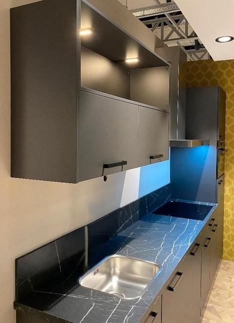 NIEUWE Q-Line ARTEGO GRAFIET Keuken 300 cm / INNOVARE OUTLET, Huis en Inrichting, Keuken | Complete keukens, Overige kleuren, Enkelwandige keuken