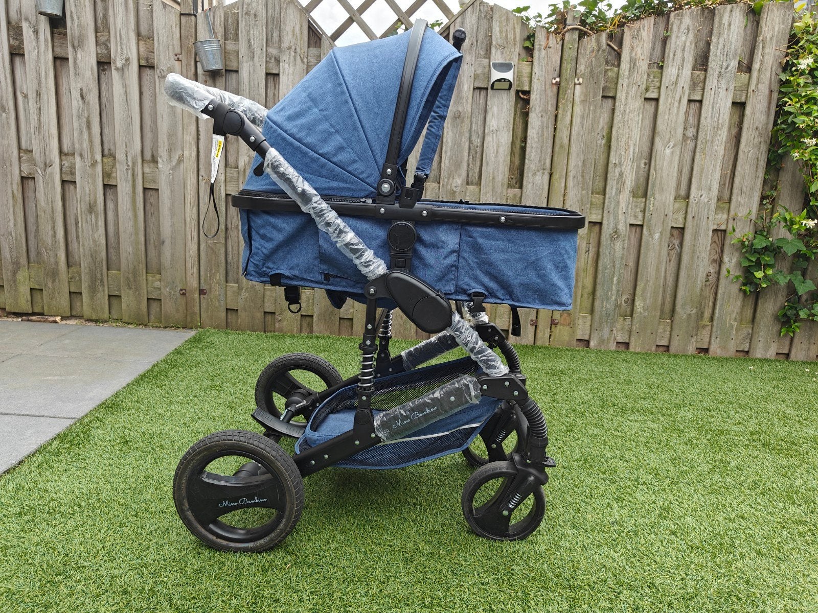 Mino Bambino 3-in-1Kinderwagen/ Stroller with Car Seat, Ophalen of Verzenden, Overige merken