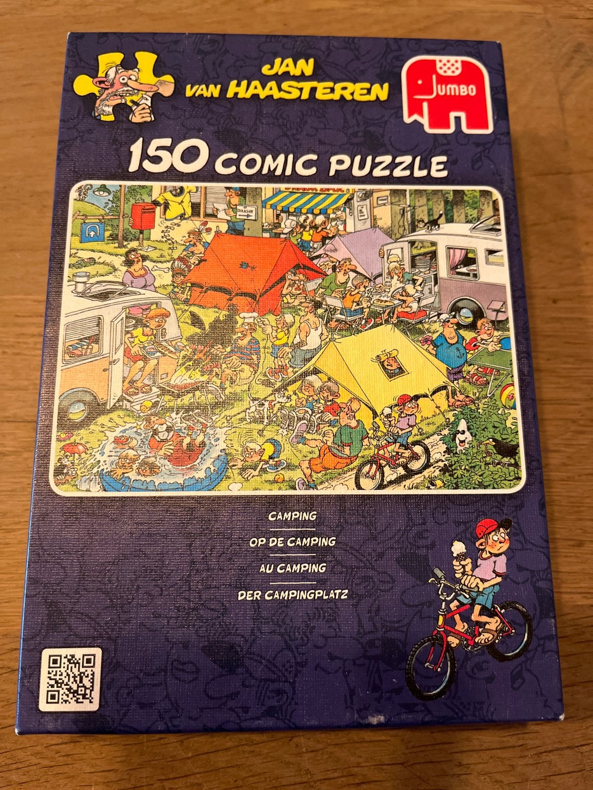 Jan van Haasteren Comic Puzzel 150 stukjes - Camping, Ophalen, Minder dan 500 stukjes, Gebruikt, Legpuzzel