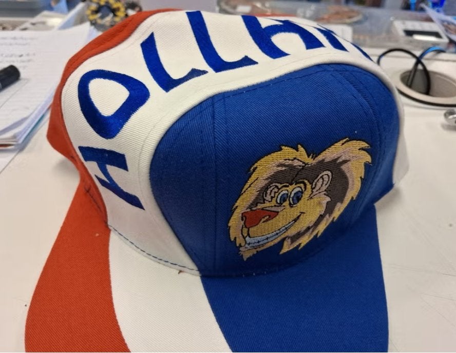 Vintage Holland Pet met Leeuw - Oranje, Wit, Blauw, Kleding | Heren, Ophalen of Verzenden, Nieuw