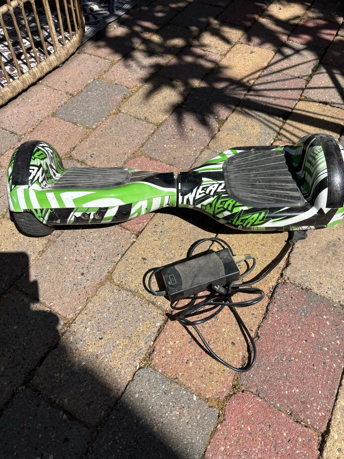 Hoverboard met oplader - Groen/Zwart, Ophalen of Verzenden, Gebruikt, Overige typen