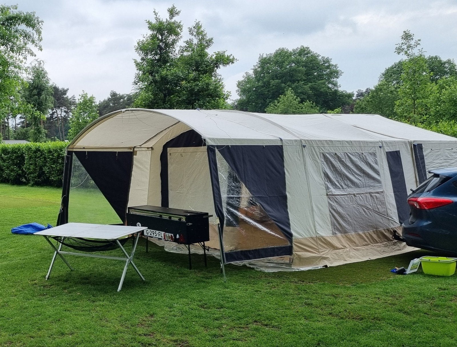 Trigano Galleon GL vouwwagen uit 2015 met extra's, Caravans en Kamperen, Vouwwagens, Ophalen, Trigano, Meerkleurig, Aanwezig