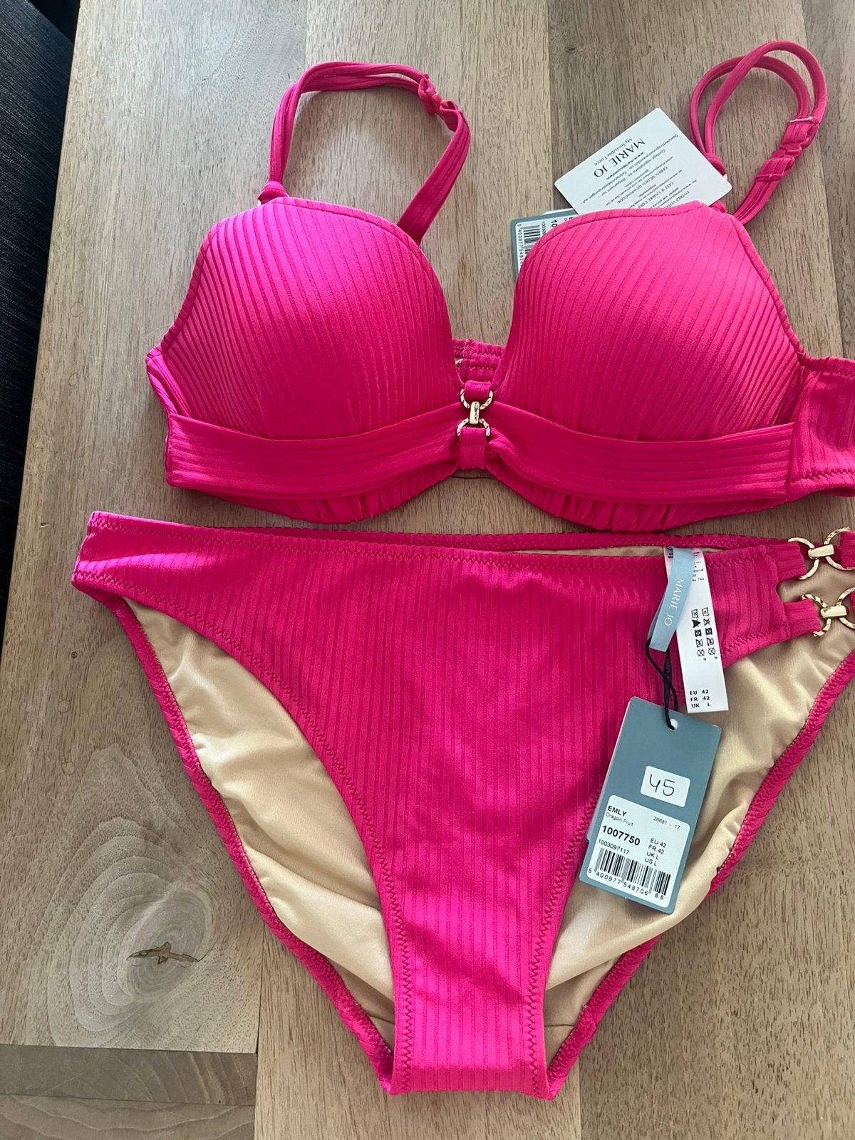 Marie Jo  bikini 80D 80C 85B slip 42 NIEUW!! Nu €75,-, Ophalen of Verzenden, Nieuw, Bikini