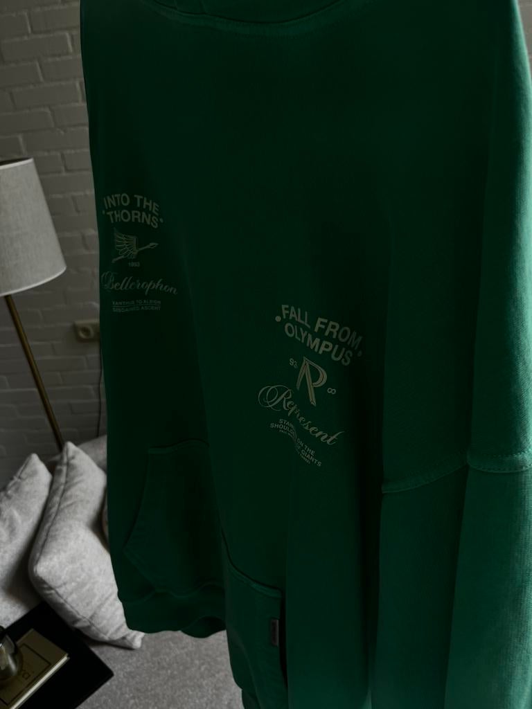 Represent trui groen, Ophalen of Verzenden, Zo goed als nieuw, Maat 52/54 (L), Groen