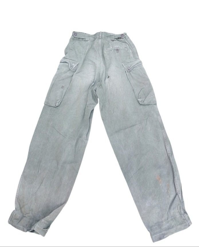 Nederlandse Gevechtsbroek M50 M.v.O. HBT, Ophalen of Verzenden, Landmacht, Nederland, Kleding of Schoenen