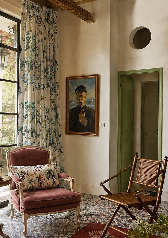 Designers Guild stel overgordijnen gevoerd 320 breed, Ophalen, 320 cm, Gordijn, 260 cm