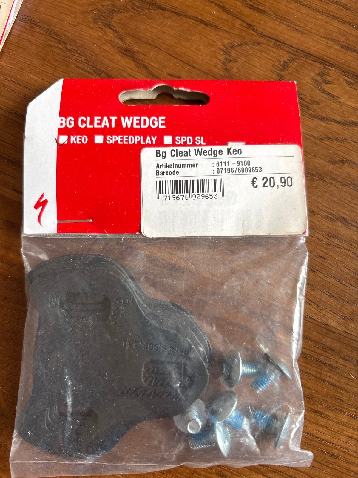 Specialized BG Cleat Wedge Keo - Nieuw in verpakking, Fietsen en Brommers, Fietsonderdelen, Overige typen, Ophalen of Verzenden