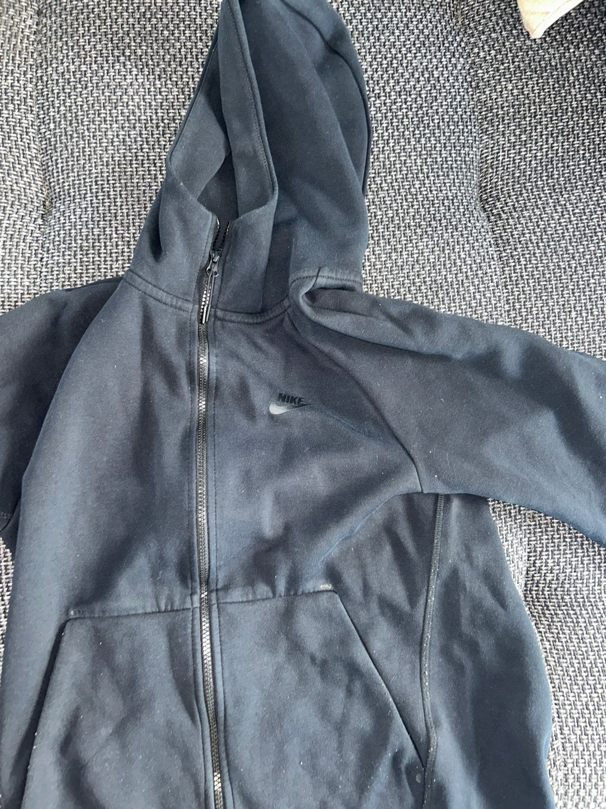 Nike Tech Fleece Vest - Zo goed als nieuw, Kleding | Heren, Sportkleding, Zwart, Ophalen of Verzenden, Zo goed als nieuw, Algemeen