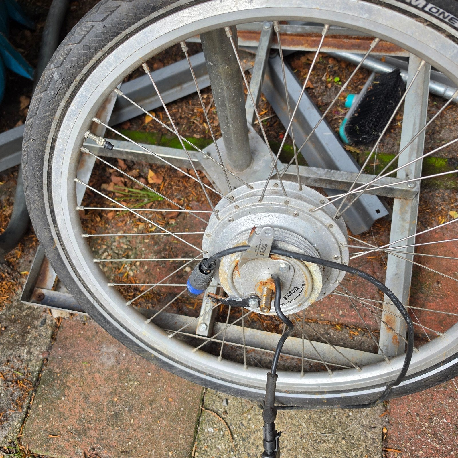 Sturmey Archer 90mm Trommelrem Wiel, Gebruikt, Stadsfiets, Aluminium, Sturmey Archer