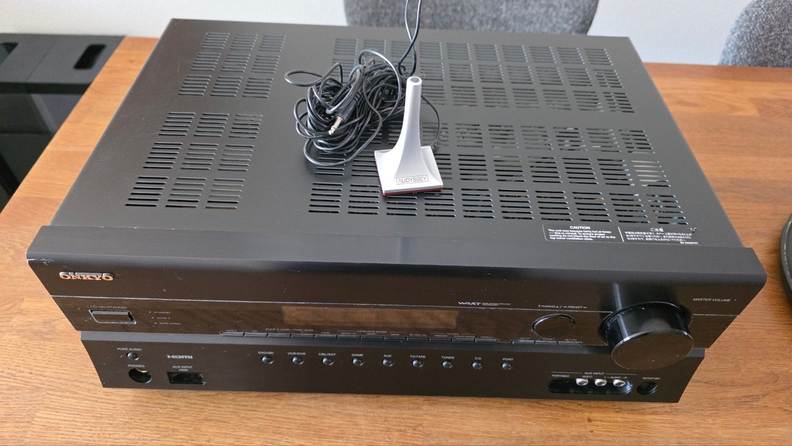 Onkyo TX-SR607 AV-receiver - 7.2-kanaals, HDMI, Audyssey, Ophalen of Verzenden