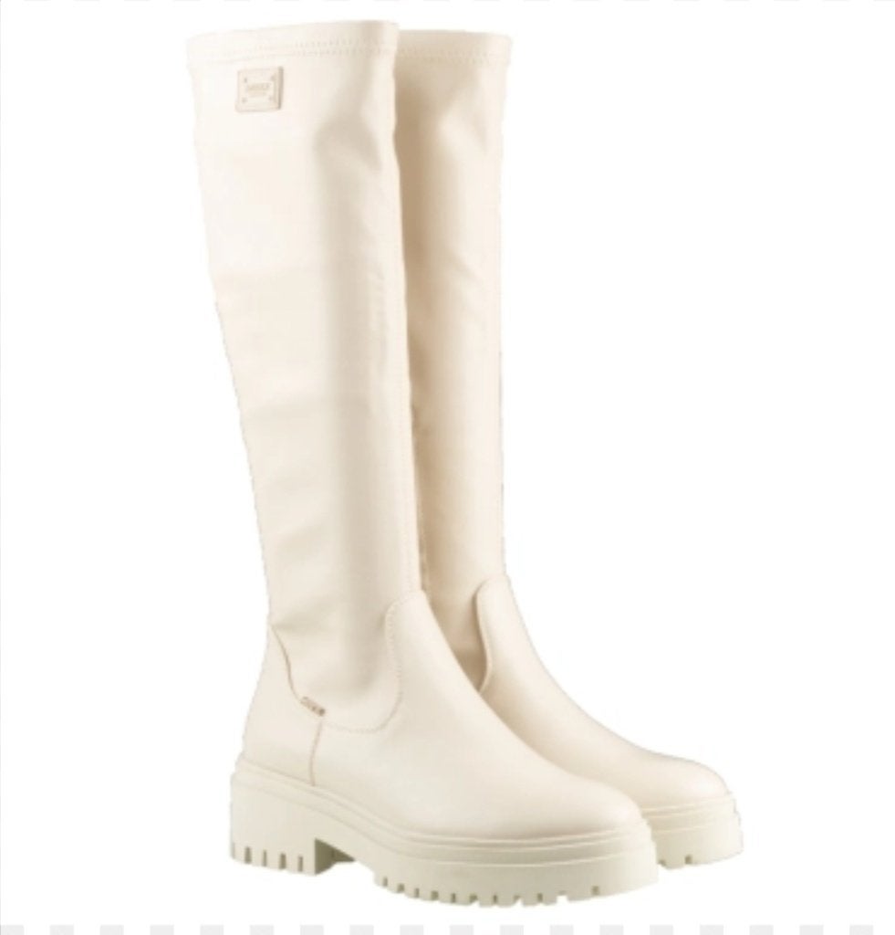 MEXX MAIKE - Plateaulaarzen - Beige, Hoge laarzen, Mexx, Verzenden, Beige