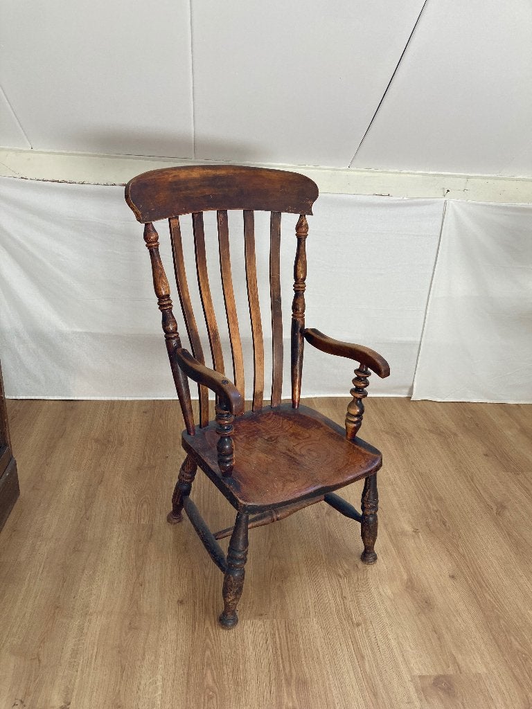 Antiek Houten Windsor armstoel, Ophalen