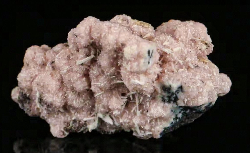 Kutnohoriet op Rhodochrosiet uit Zuid-Afrika., Ophalen of Verzenden, Mineraal
