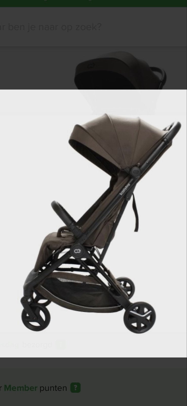 Koelstra Buggy - Zo goed als nieuw -, Ophalen, Zo goed als nieuw, Koelstra