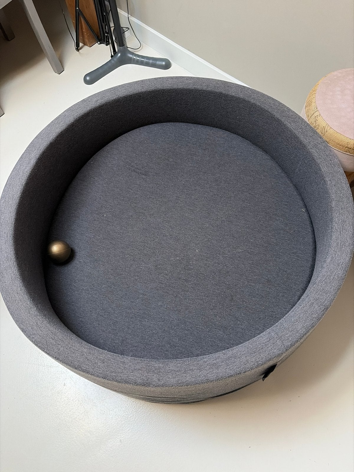 Ritzy-Toys Ballenbak Grijs met Gouden Ballen, Ophalen of Verzenden, Zo goed als nieuw, Jongen of Meisje
