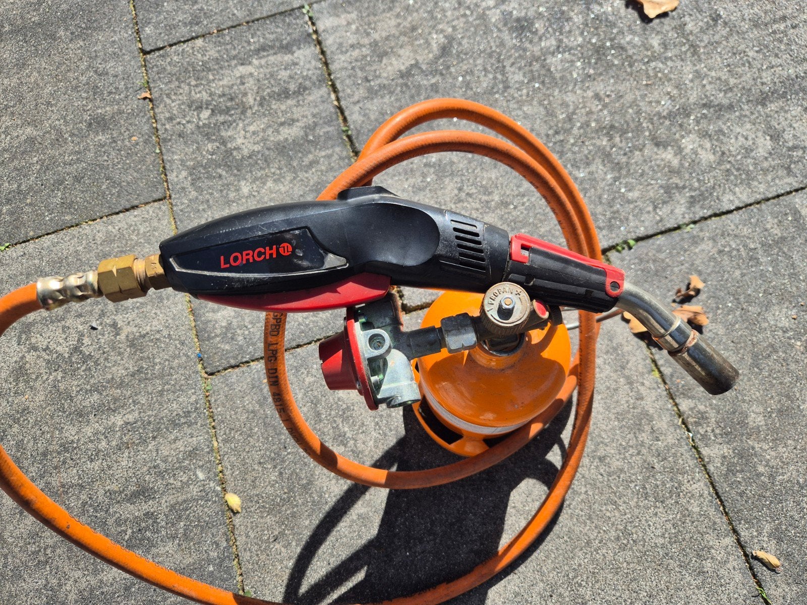 lomat karweifles brander, Doe-het-zelf en Verbouw, Ophalen of Verzenden, Zo goed als nieuw