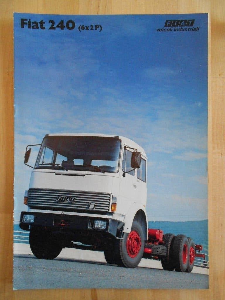Fiat / Iveco 240 Brochure ca 1981 Truck Vrachtwagen, Ophalen of Verzenden, Zo goed als nieuw, Overige merken, Fiat