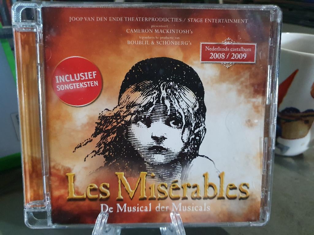 LES MISERABLES = DE MUSICAL DER MUSICALS NEDERLANDS CAST CD, Cd's en Dvd's, Cd's | Filmmuziek en Soundtracks, Ophalen, Zo goed als nieuw