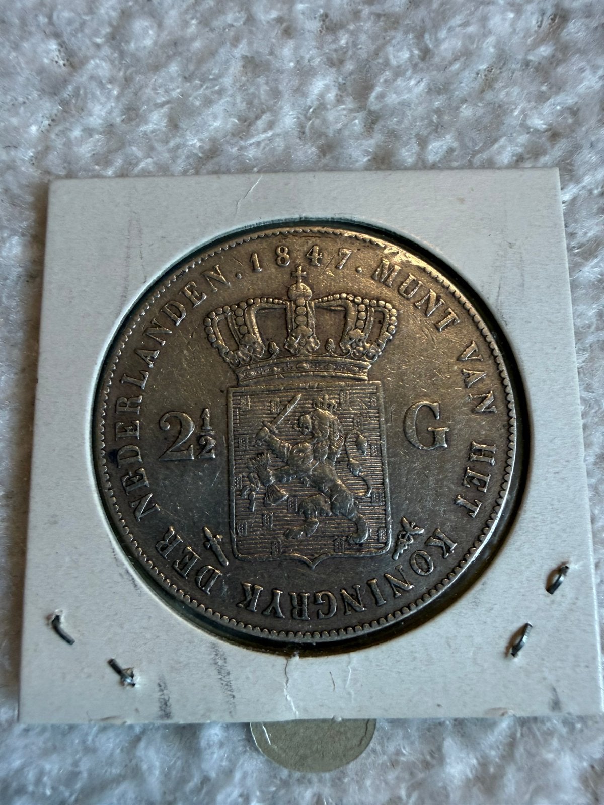 Rijksdaalder 1847 Willem II, Ophalen of Verzenden, Koning Willem II, 2½ gulden