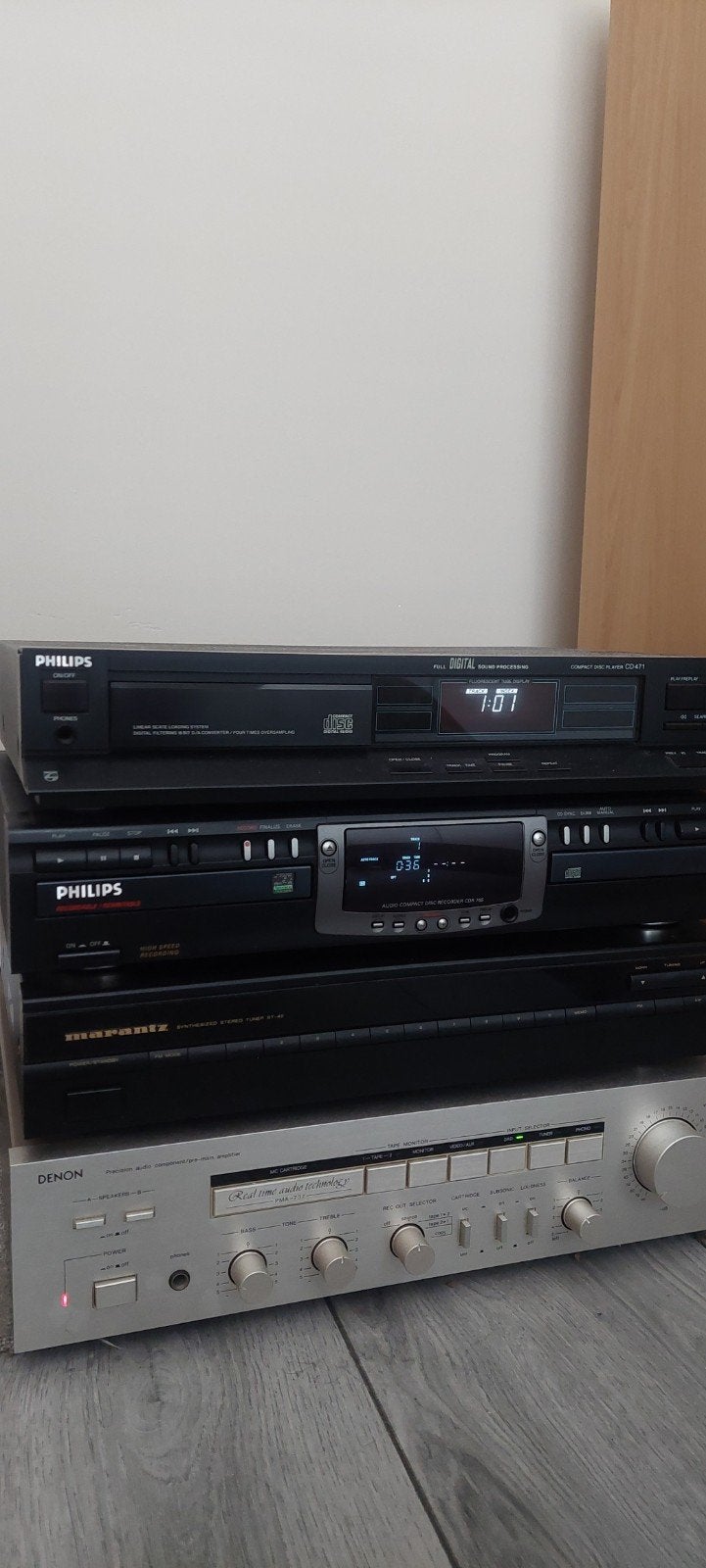 stereoset compleet, Ophalen, Philips, Gebruikt, Tuner of Radio