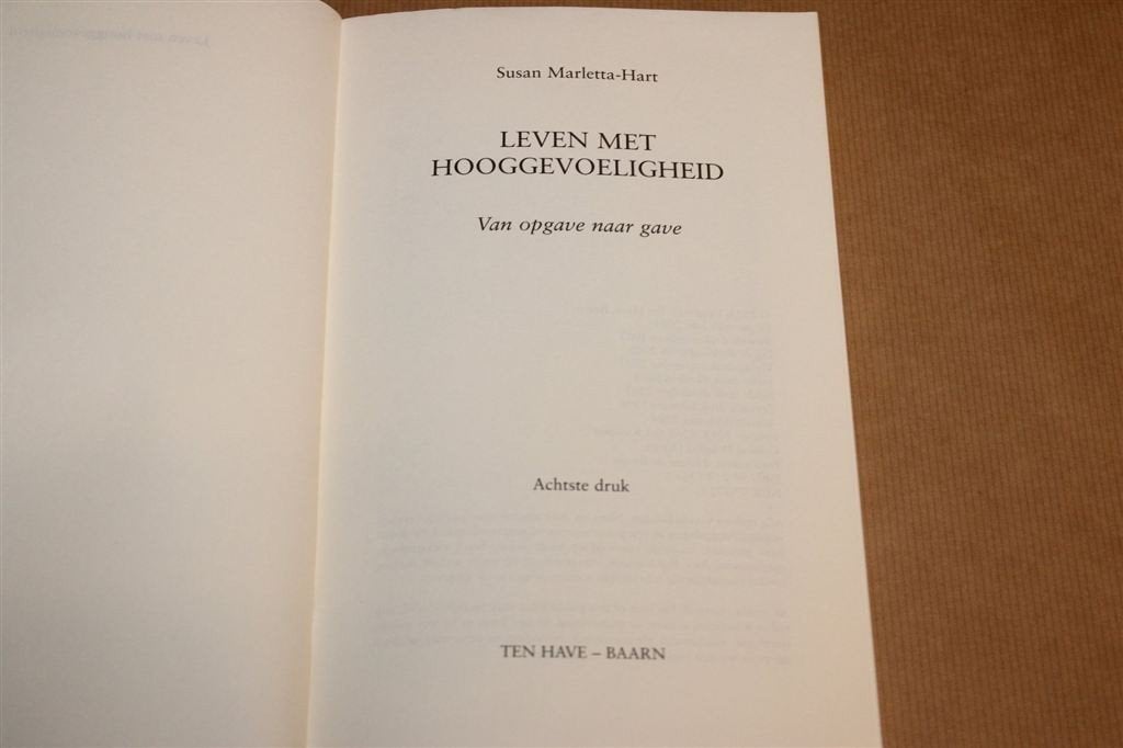 Leven met Hooggevoeligheid — Hoogsensitieve Mensen, Ophalen of Verzenden, Gelezen, Overige onderwerpen, Achtergrond en Informatie