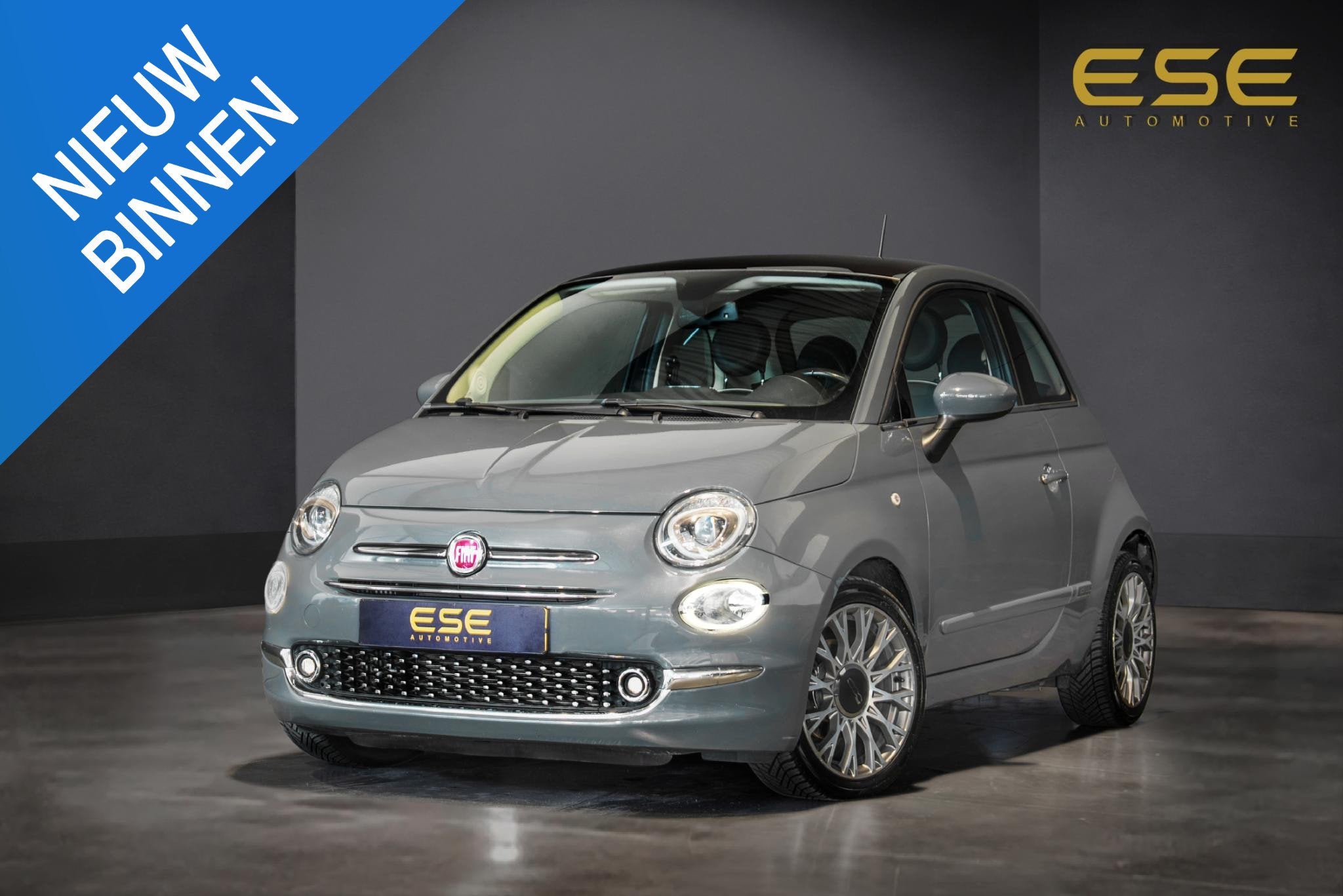 Fiat 500 0.9 TwinAir Turbo Lounge | Pano | Automaat | Naviga, Auto's, Stof, Gebruikt, Origineel Nederlands, Bedrijf