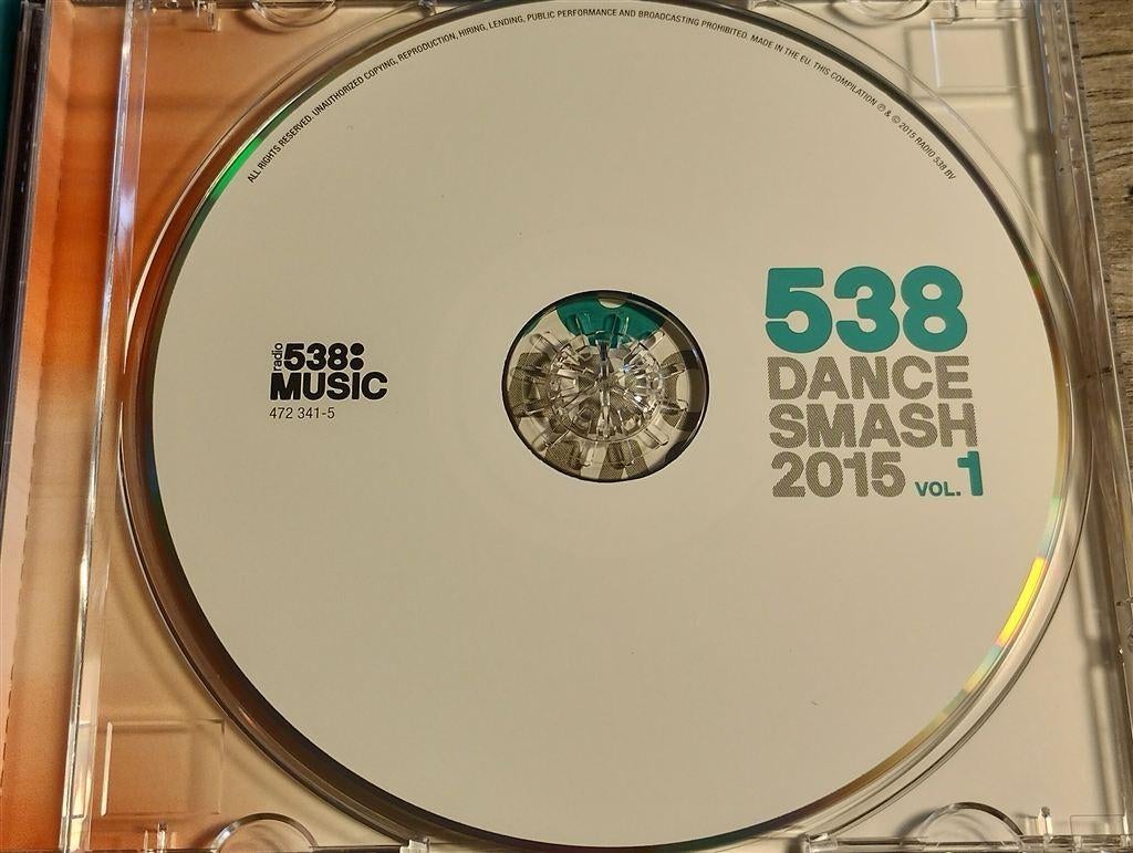 538 Dance Smash 2015 Vol.1, Ophalen of Verzenden, Zo goed als nieuw, Dance
