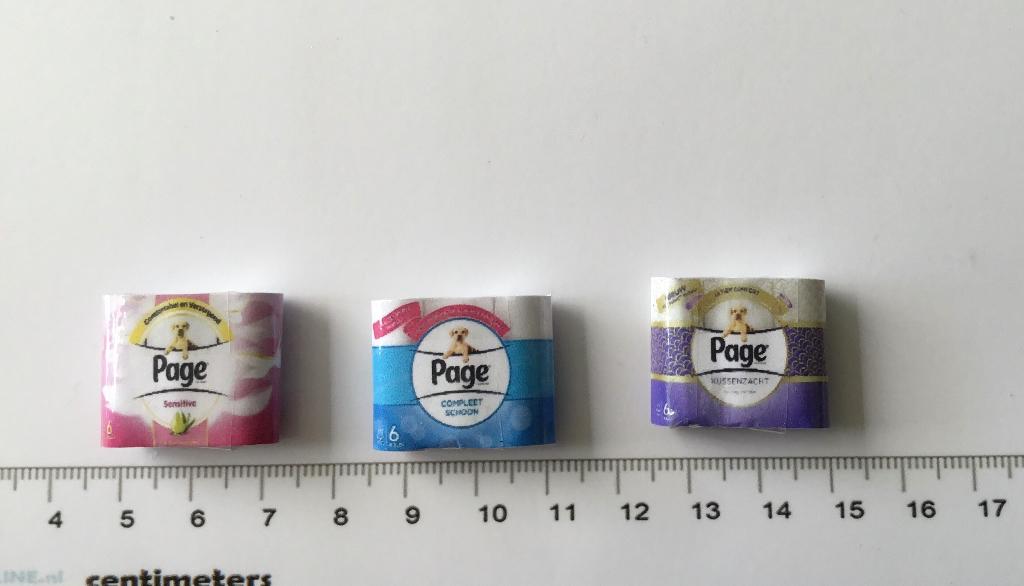 Poppenhuis miniaturen wc-papier 300, Verzamelen, Ophalen of Verzenden, Nieuw, Poppenhuis